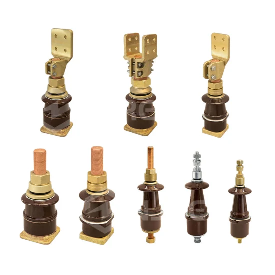 A group of brown and gold electrical components

Description automatically generated