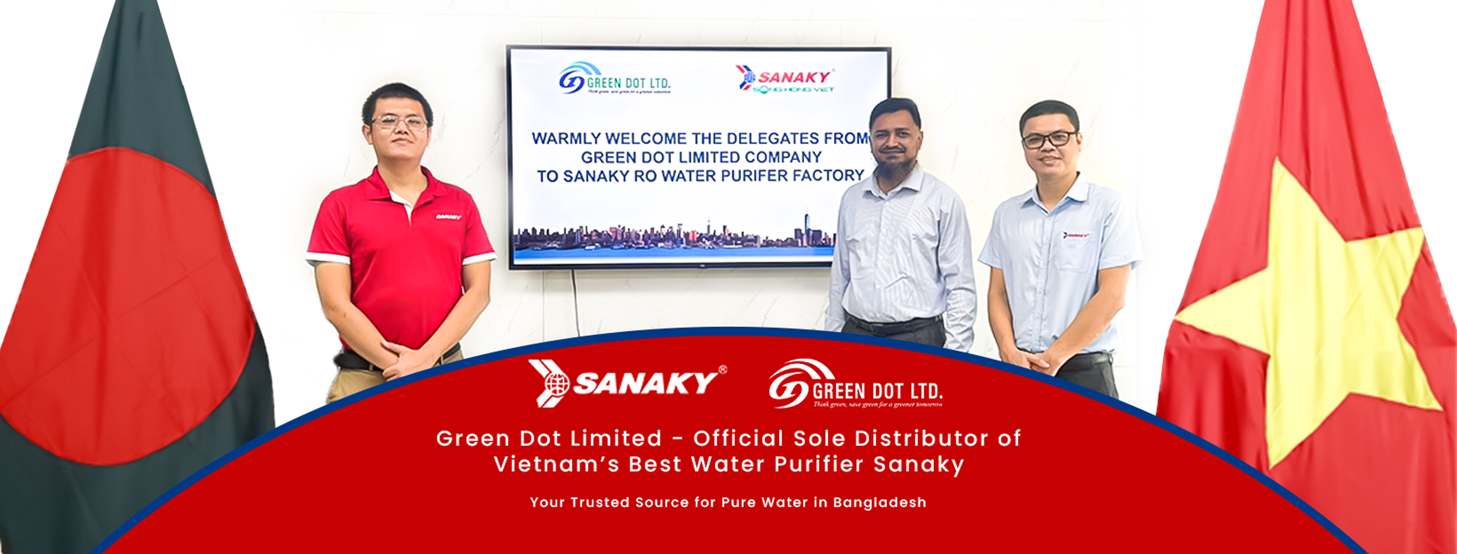 The successful business partnership between Green Dot Ltd and Sanaky Vietnam